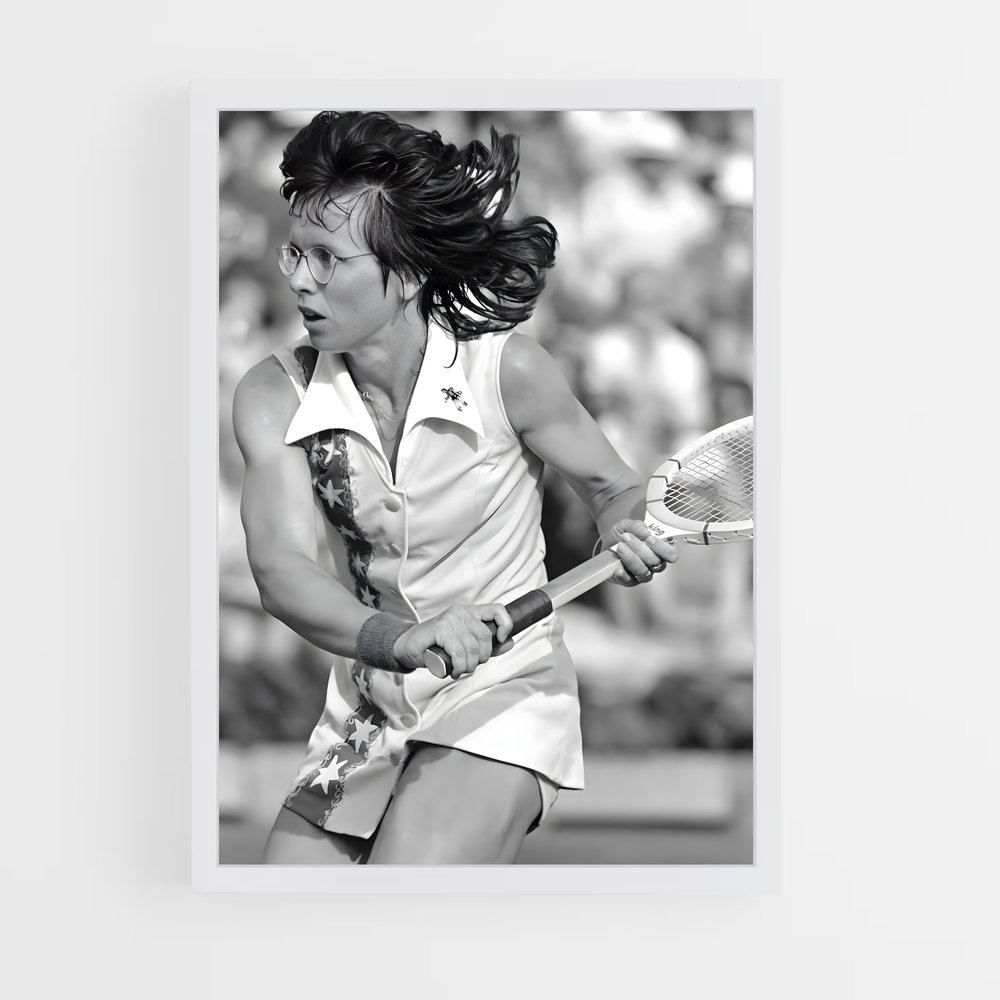 Poster Billie de jean – affiche Tennis (vue 3)